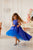 Wedding tutu tulle girl dress - Royal blue tutu special occasion dress - Flower girl tulle hi low dress - Matchinglook