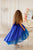 Wedding tutu tulle girl dress - Royal blue tutu special occasion dress - Flower girl tulle hi low dress - Matchinglook