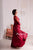 Wine colored maxi matching mommy and me dresses  - lace mother daughter A line dress in burgundy color - party dress for mom and daughter - Matchinglook