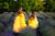 Yellow Mommy and Me Dress, Tulle Tiered Dress, Designer Dress, Tulle Princess Dress, Mother Daughter Matching Dress, Formal High Low Dress