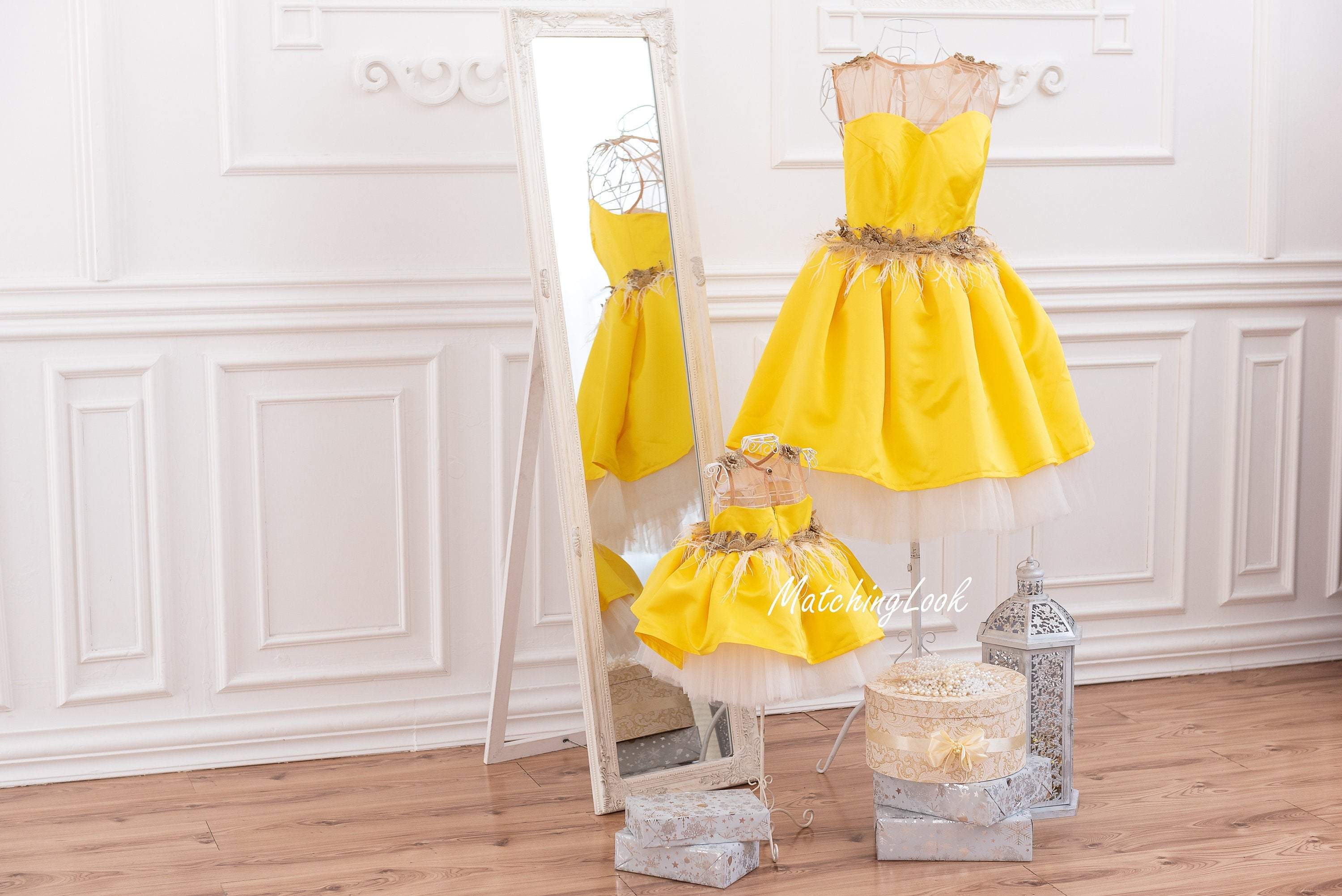 Shop Yellow tutu mother daughter matching Dresses with gold lace - Yellow gold baby 1st birthday dress - Customizable and Made-to-Order Dresses 3T Shop Yellow tutu mother daughter matching Dresses with gold lace - Yellow gold baby 1st birthday dress - Customizable and Made-to-Order Dresses 3T