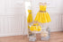 Yellow tutu mother daughter matching dresses with gold lace - yellow gold baby 1st birthday dress
